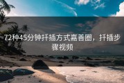 72种45分钟扦插方式嘉善圈，扦插步骤视频