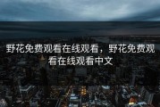 野花免费观看在线观看，野花免费观看在线观看中文