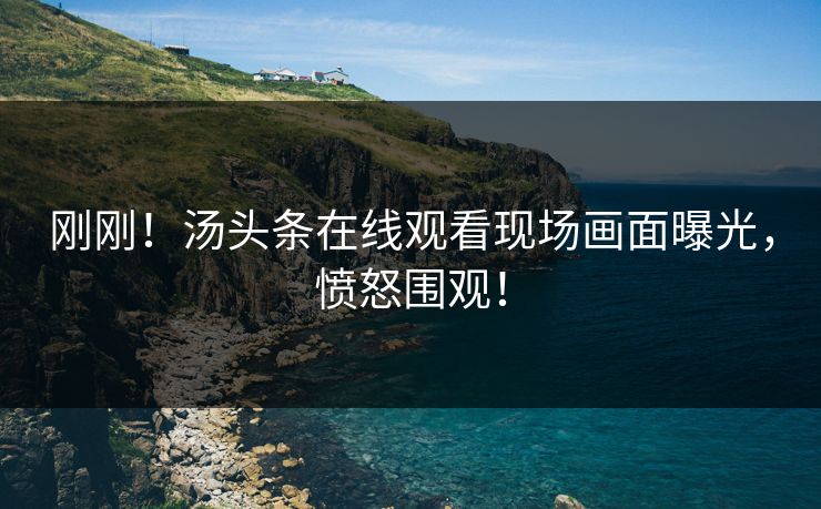 刚刚！汤头条在线观看现场画面曝光，愤怒围观！